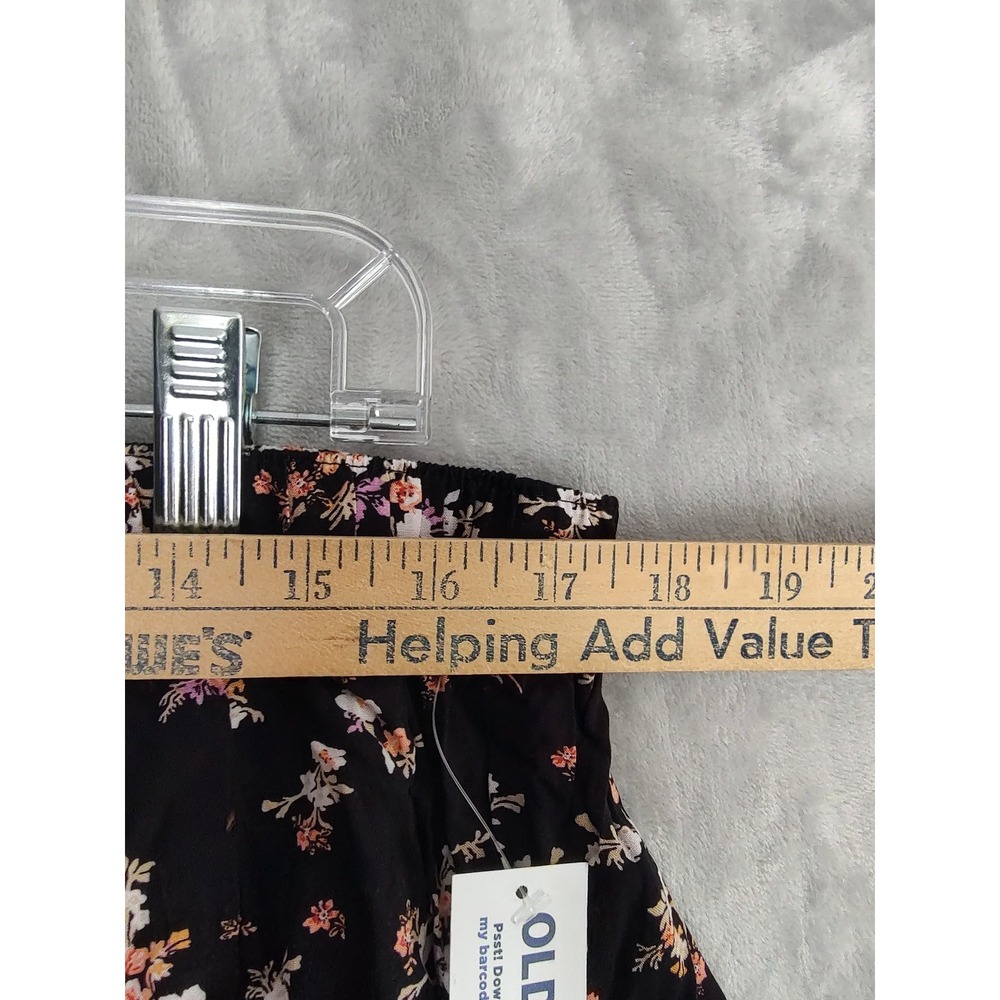 Old Navy‎ Floral Mini Skirt Bundle Of 2 Yellow Black Elastic Waist Womens XL NWT - Picture 11 of 12